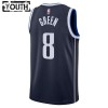 Dallas Mavericks Josh Green 8 Jordan 2022-23 Statement Edition Navy Lasten Pelipaidat Swingman